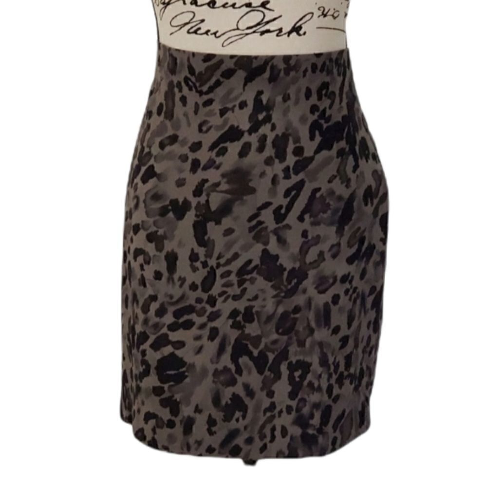 Ann Taylor animal print pencil skirt